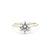 Hana Round High Polish Engagement Rings Princess Bride Diamonds 