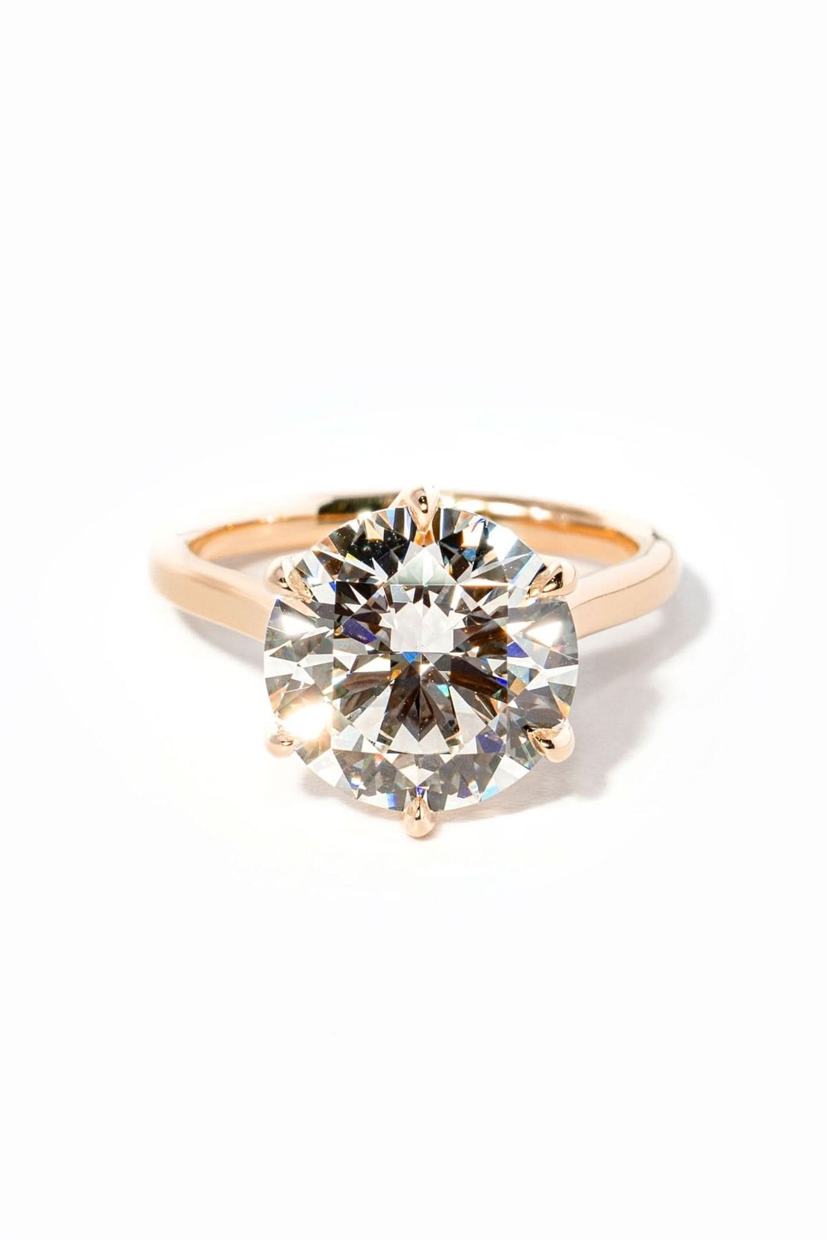 Hana Round High Polish - PBD Engagement Rings