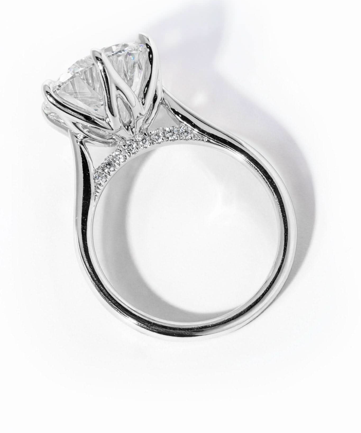 Hana Round High Polish - PBD Engagement Rings