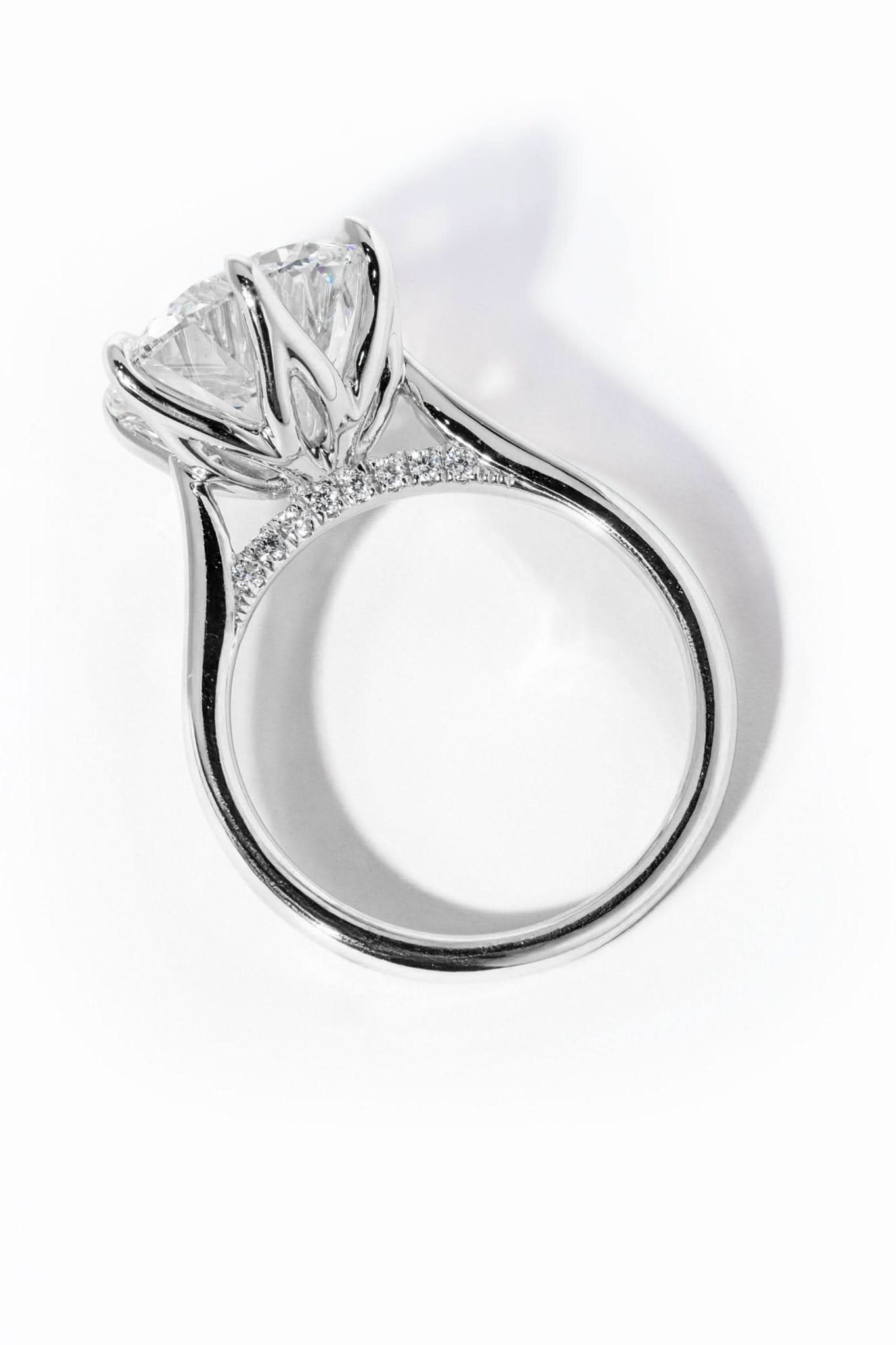 Hana Round High Polish - PBD Engagement Rings