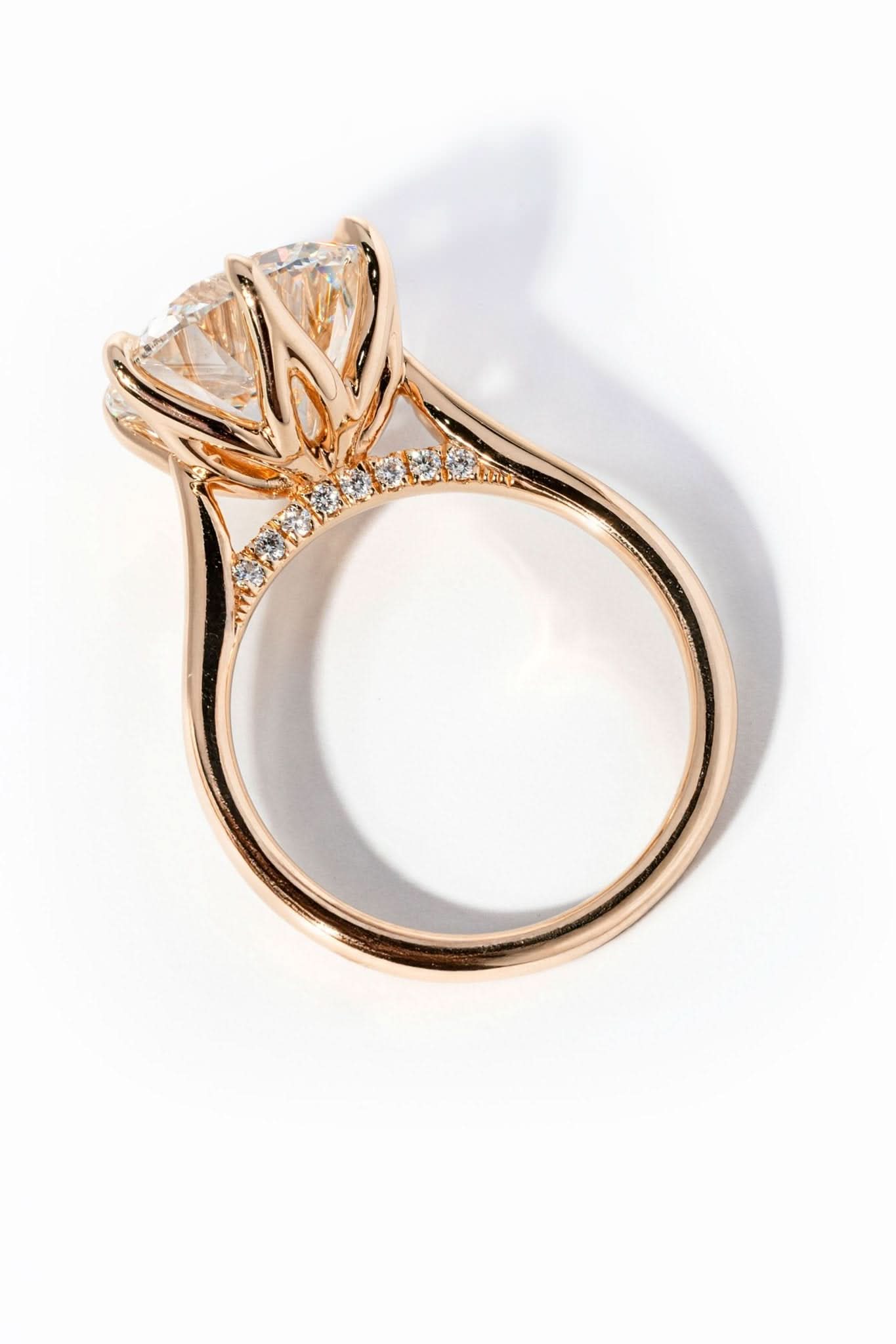 Hana Round High Polish - PBD Engagement Rings