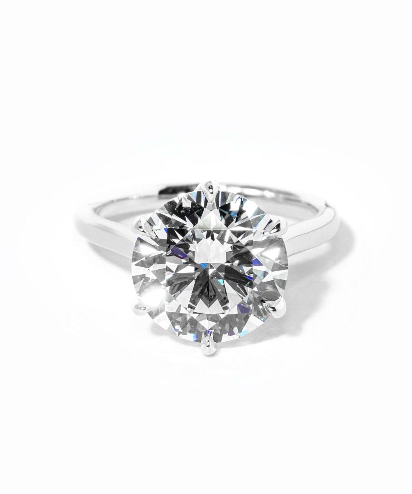 Hana Round High Polish - PBD Engagement Rings