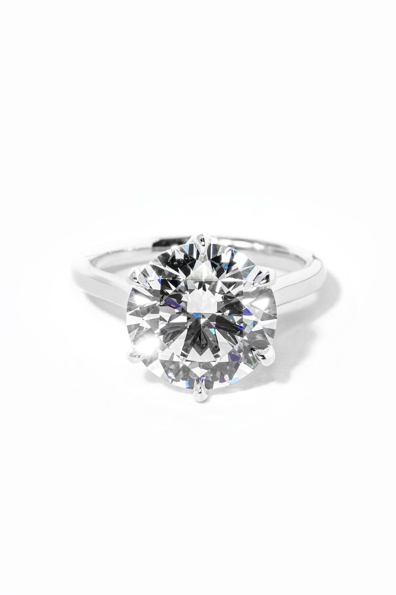 Hana Round High Polish - PBD Engagement Rings