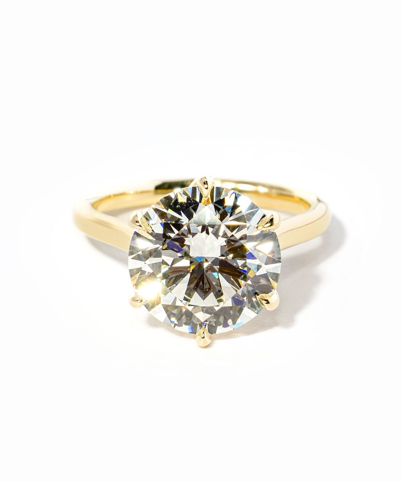 Hana Round High Polish - PBD Engagement Rings