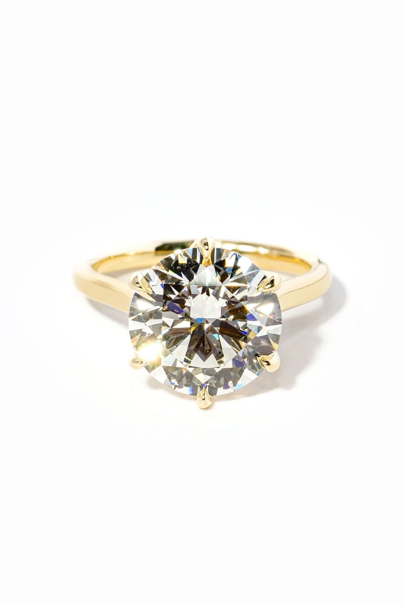 Hana Round High Polish - PBD Engagement Rings