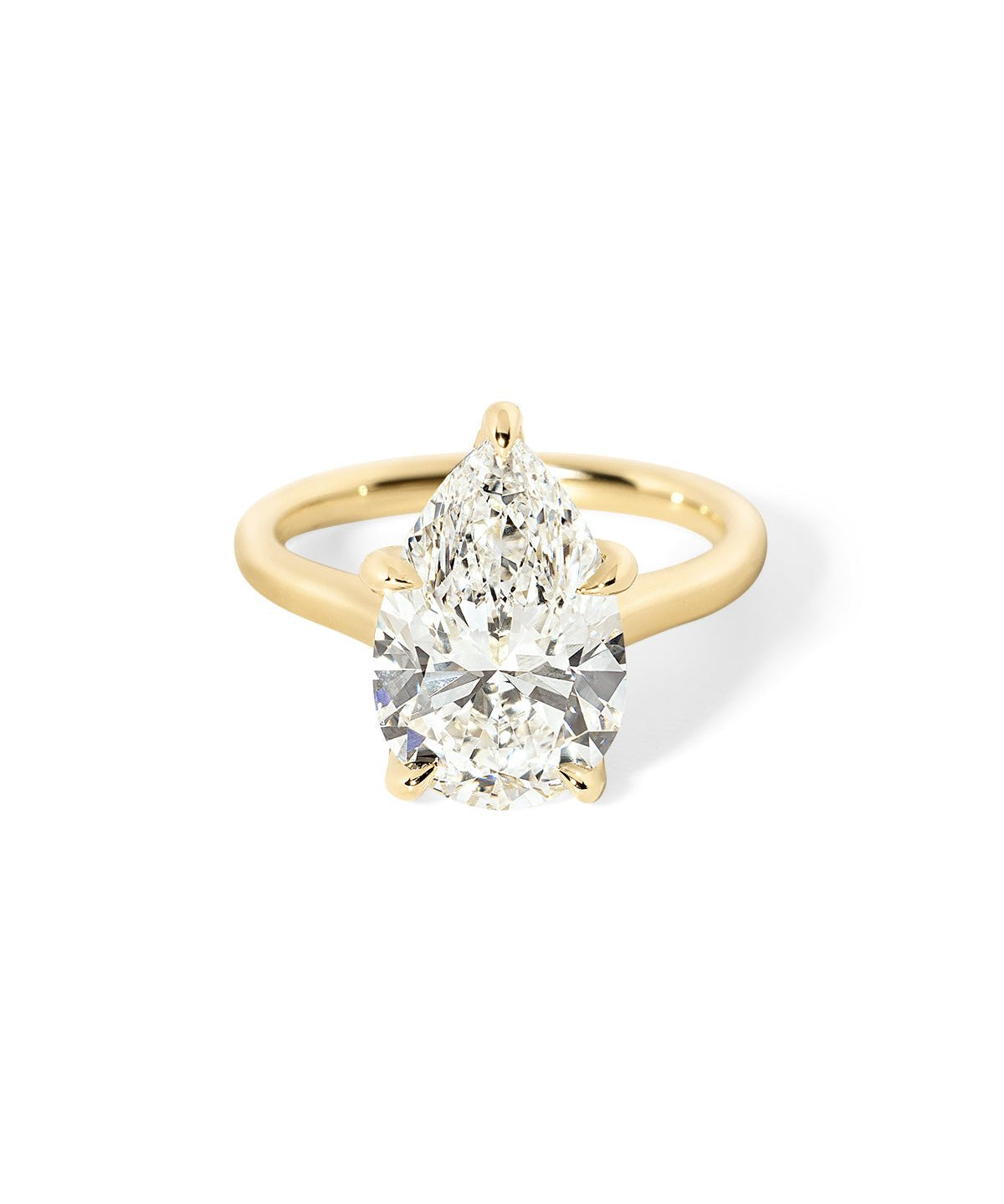 Isabela Pear High Polish - PBD Engagement Rings