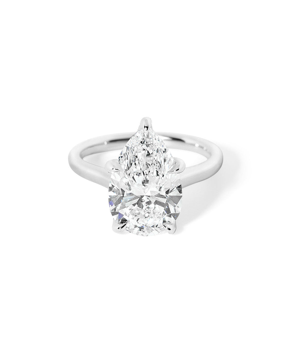 Isabela Pear High Polish - PBD Engagement Rings