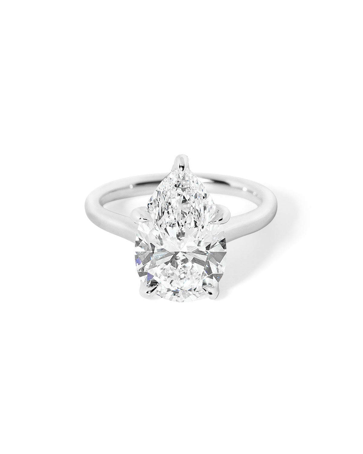Isabela Pear High Polish - PBD Engagement Rings