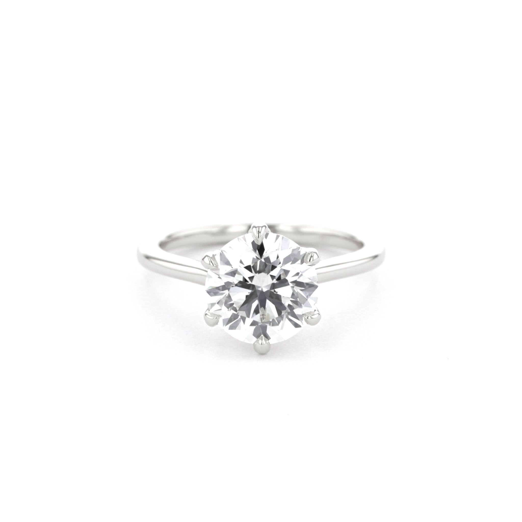 Isabela Round High Polish - PBD Engagement Rings