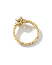 Isla Oval Hand Engraved Ring