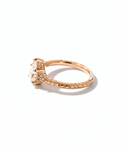 Isla Pear Hand Engraved Ring