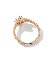 Isla Pear Hand Engraved Ring