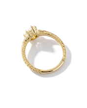 Isla Pear Hand Engraved Ring