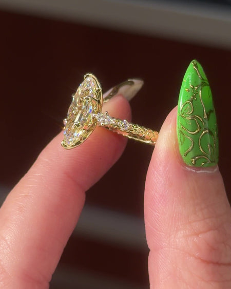 Custom engagement ring designed by Princess Bride Diamonds