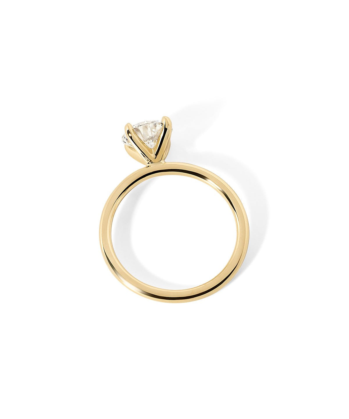 Juliette Round High Polish - PBD Engagement Rings