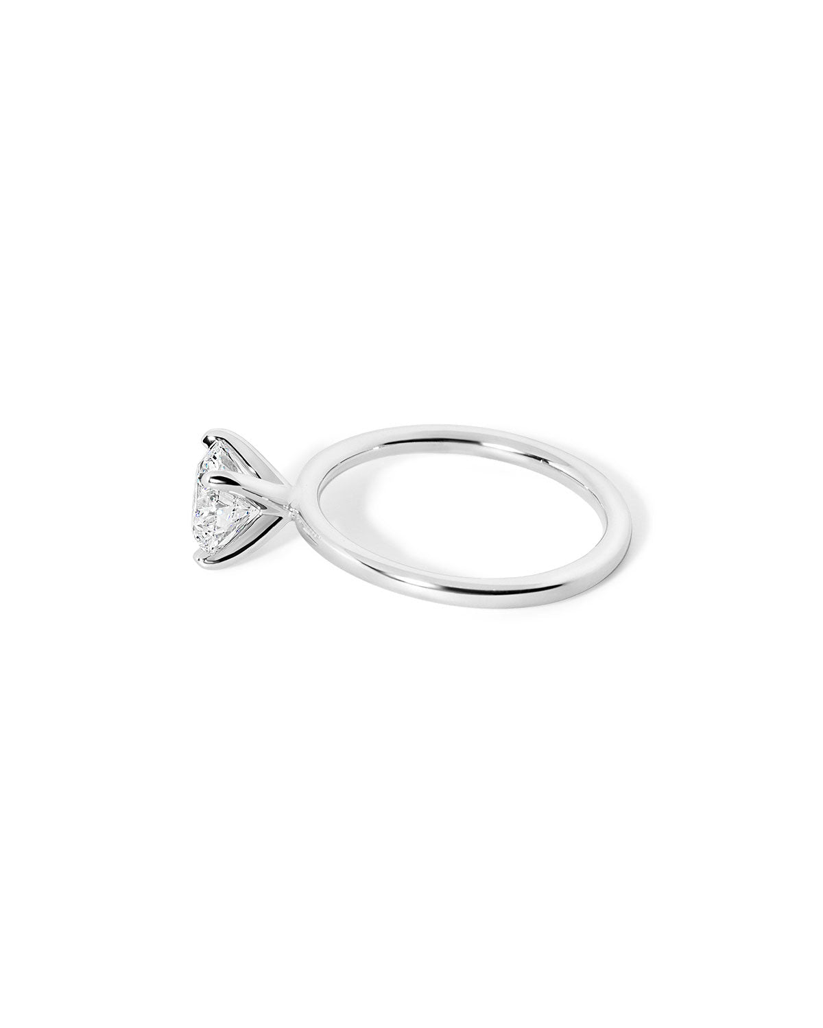 Juliette Round High Polish - PBD Engagement Rings
