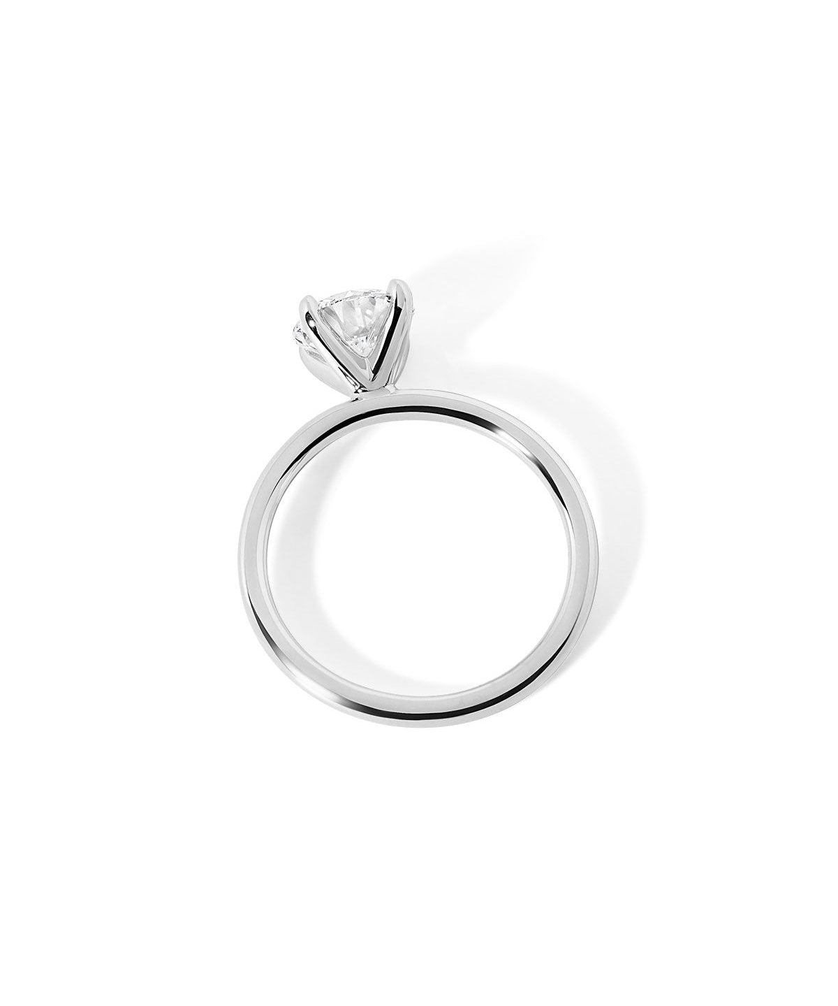 Juliette Round High Polish - PBD Engagement Rings