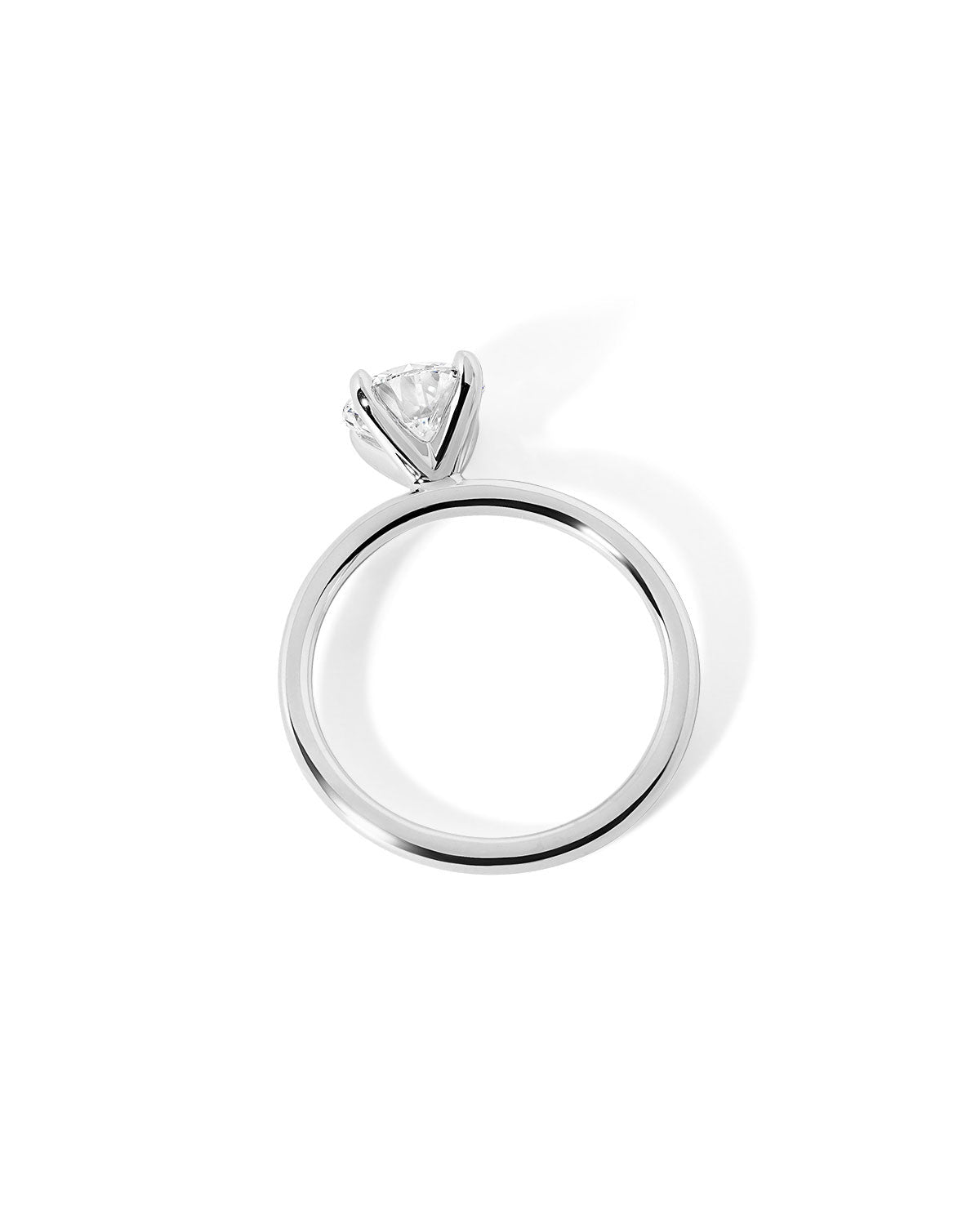Juliette Round High Polish - PBD Engagement Rings