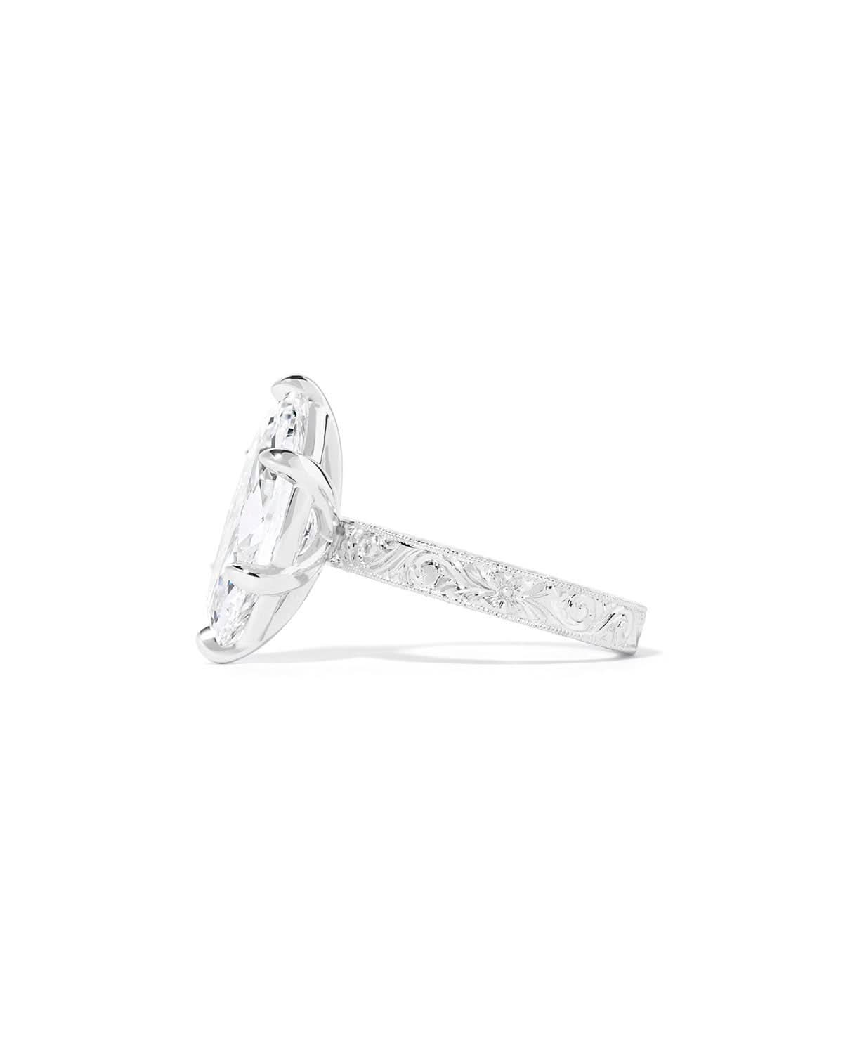 Kai Hand - Engraved Marquise - PBD Engagement Rings