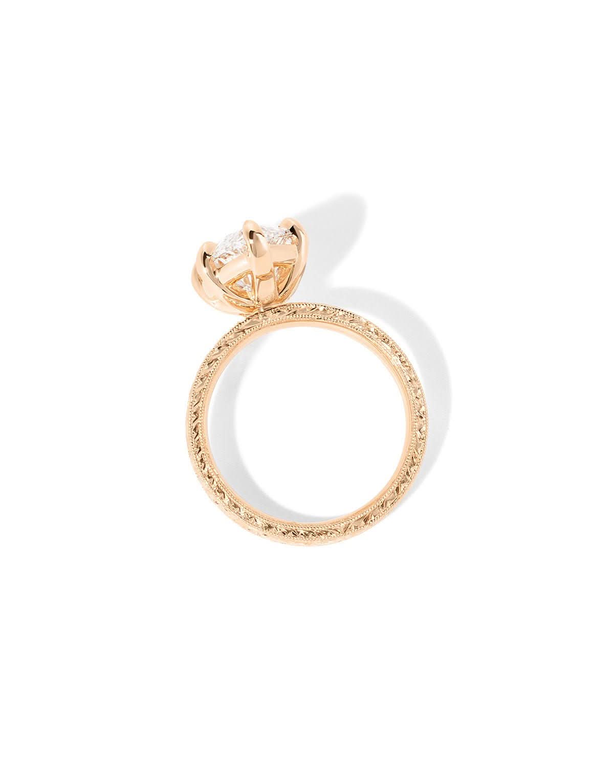 Kai Hand - Engraved Marquise - PBD Engagement Rings