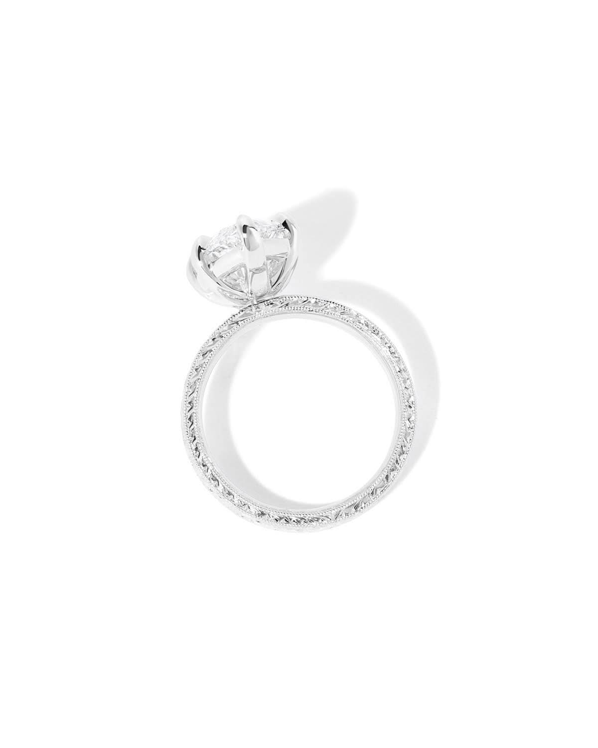 Kai Hand - Engraved Marquise - PBD Engagement Rings