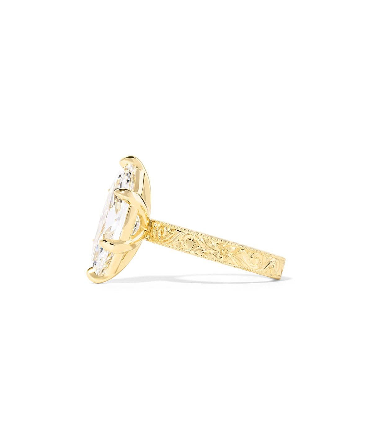 Kai Hand - Engraved Marquise - PBD Engagement Rings
