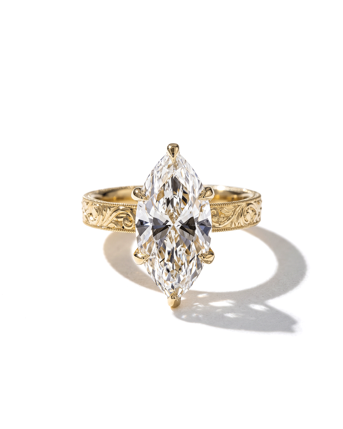 3.91ct D-VVS1 Marquise Lab Diamond Kai