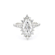 Kaia Marquise Pavé Engagement Rings Princess Bride Diamonds 