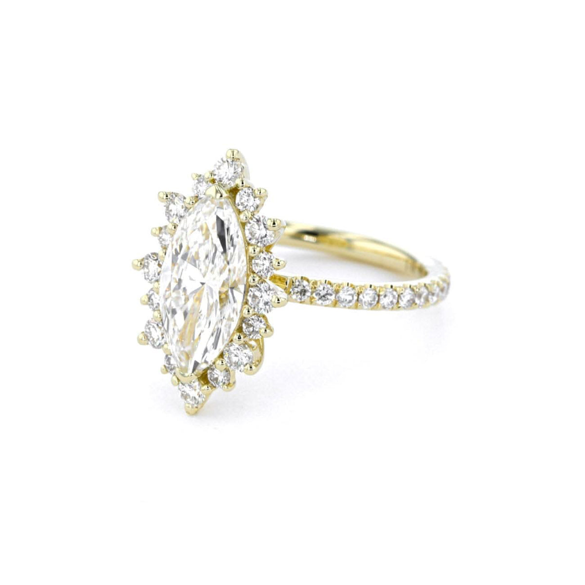 Kaia Marquise Pavé - PBD Engagement Rings