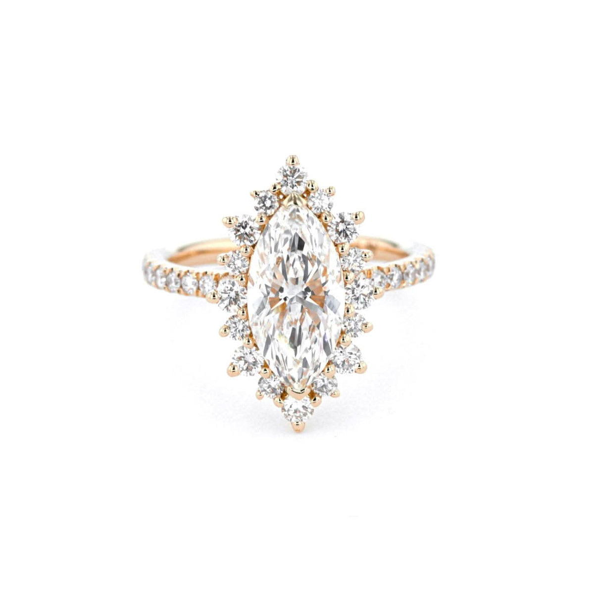 Kaia Marquise Pavé - PBD Engagement Rings
