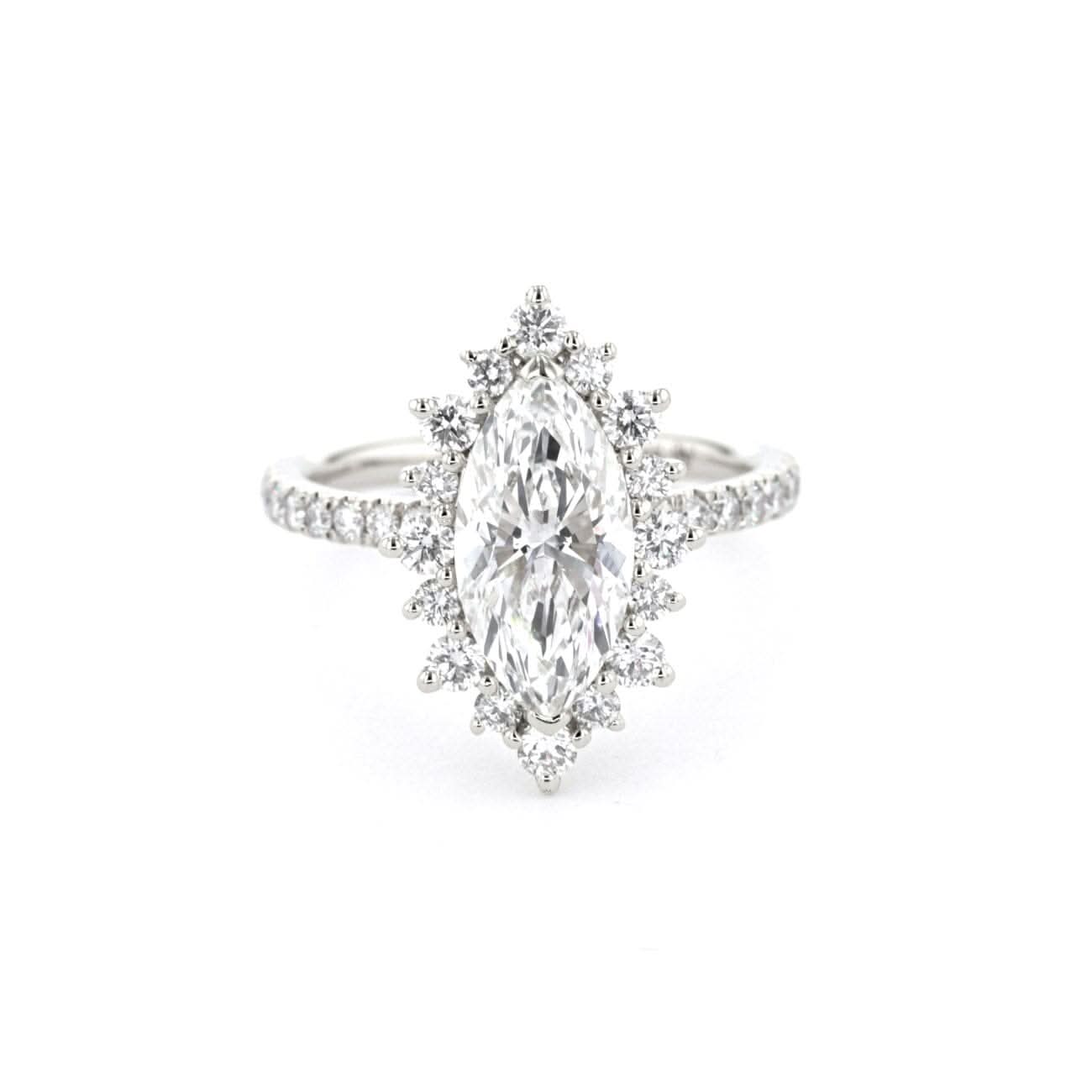 Kaia Marquise Pavé - PBD Engagement Rings