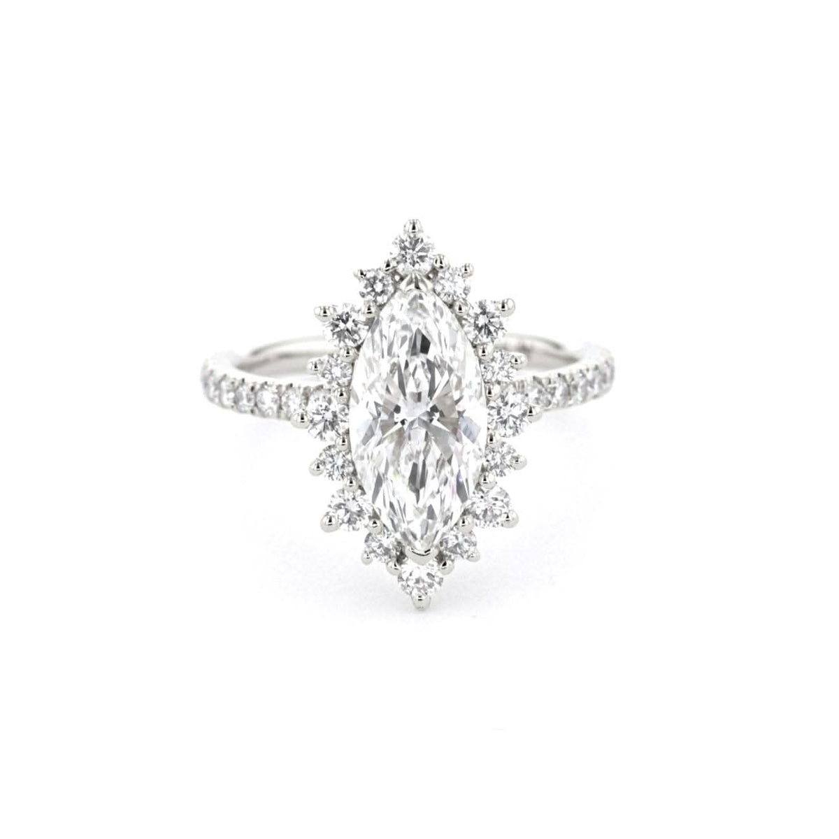 Kaia Marquise Pavé - PBD Engagement Rings