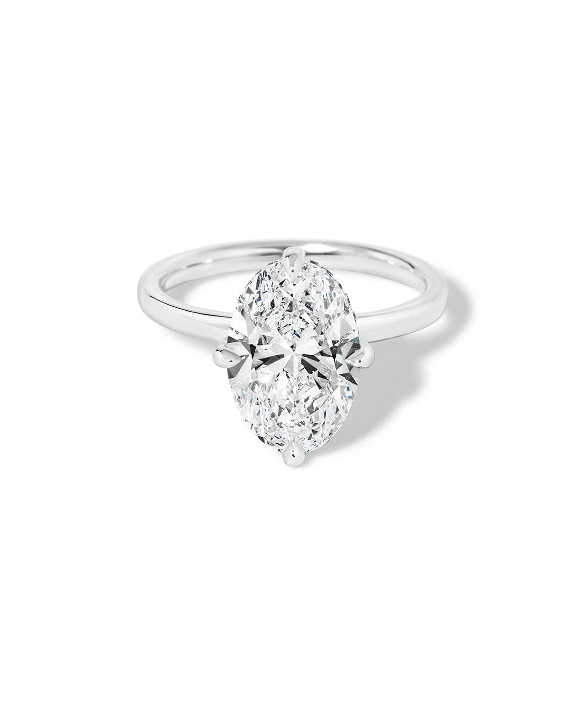 Kayla Compass Oval High Polish - PBD Engagement Rings