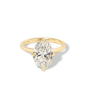 Kayla Compass Oval High Polish - PBD Engagement Rings