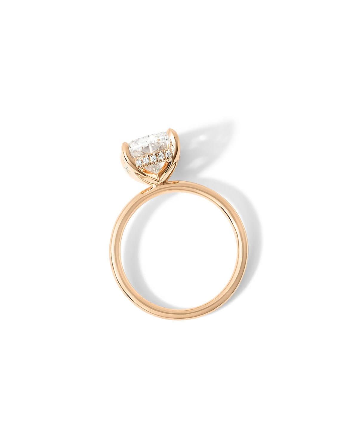 Kayla Cushion High Polish - PBD Engagement Rings