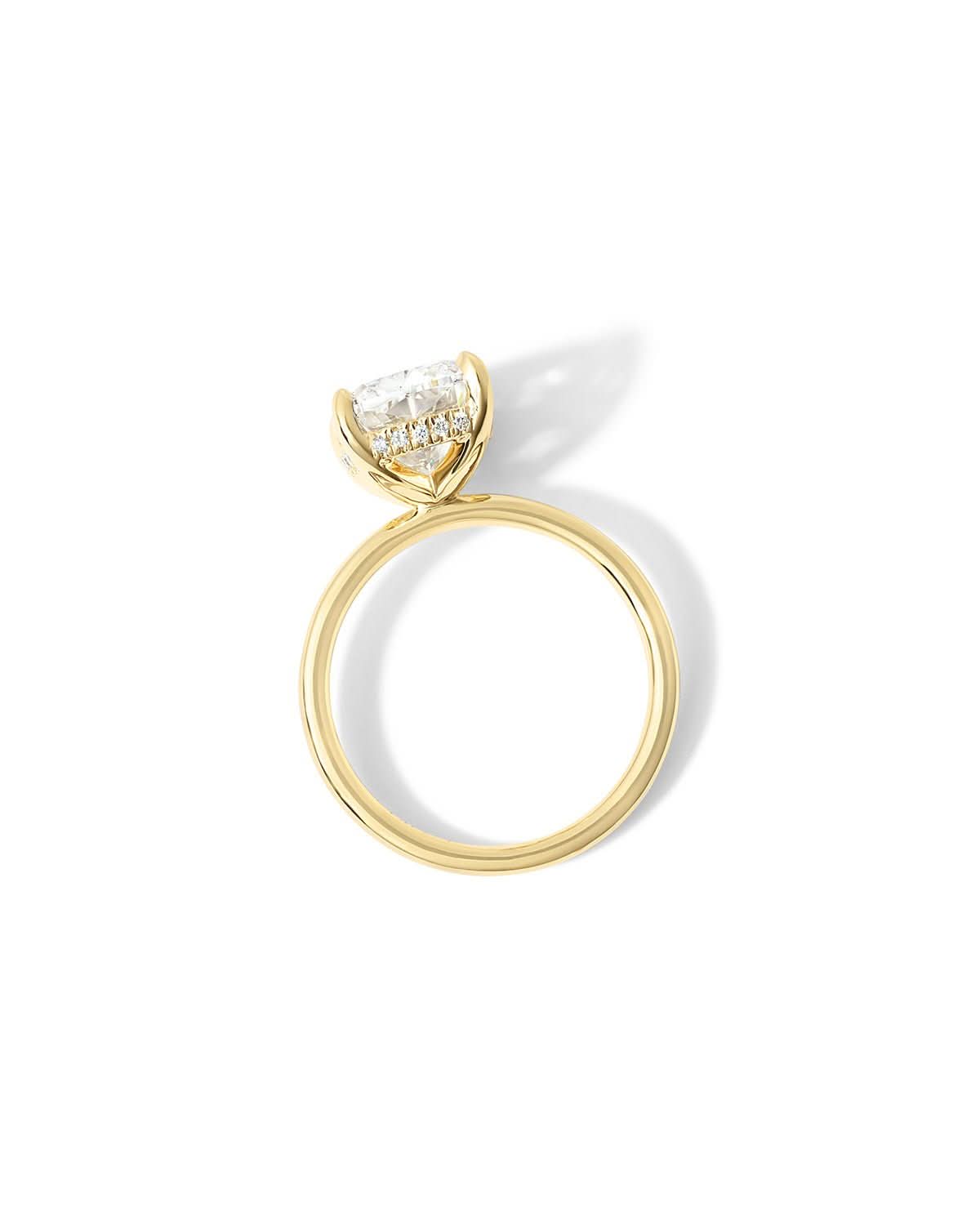 Kayla Cushion High Polish - PBD Engagement Rings