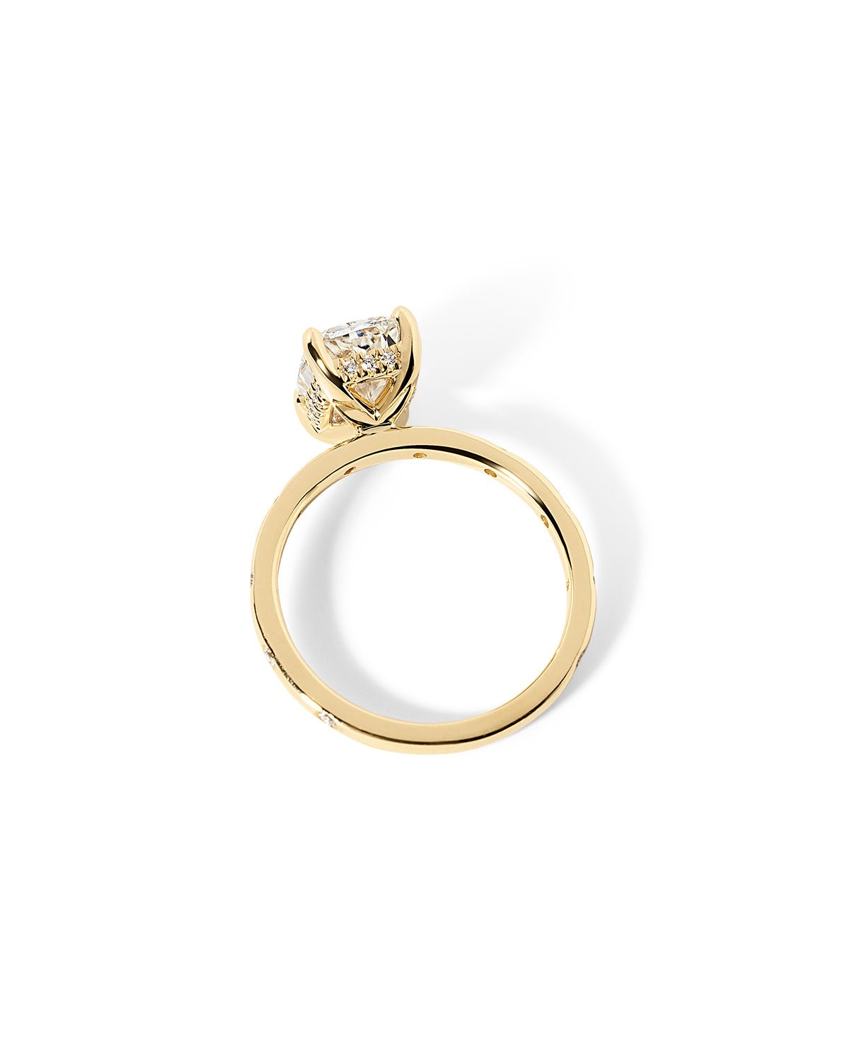 Kayla Inlay Cushion - PBD Engagement Rings