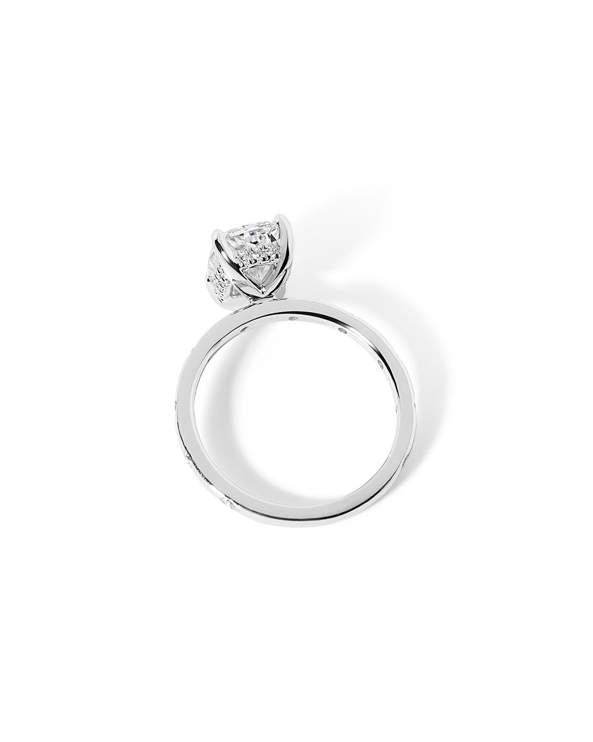 Kayla Inlay Cushion - PBD Engagement Rings