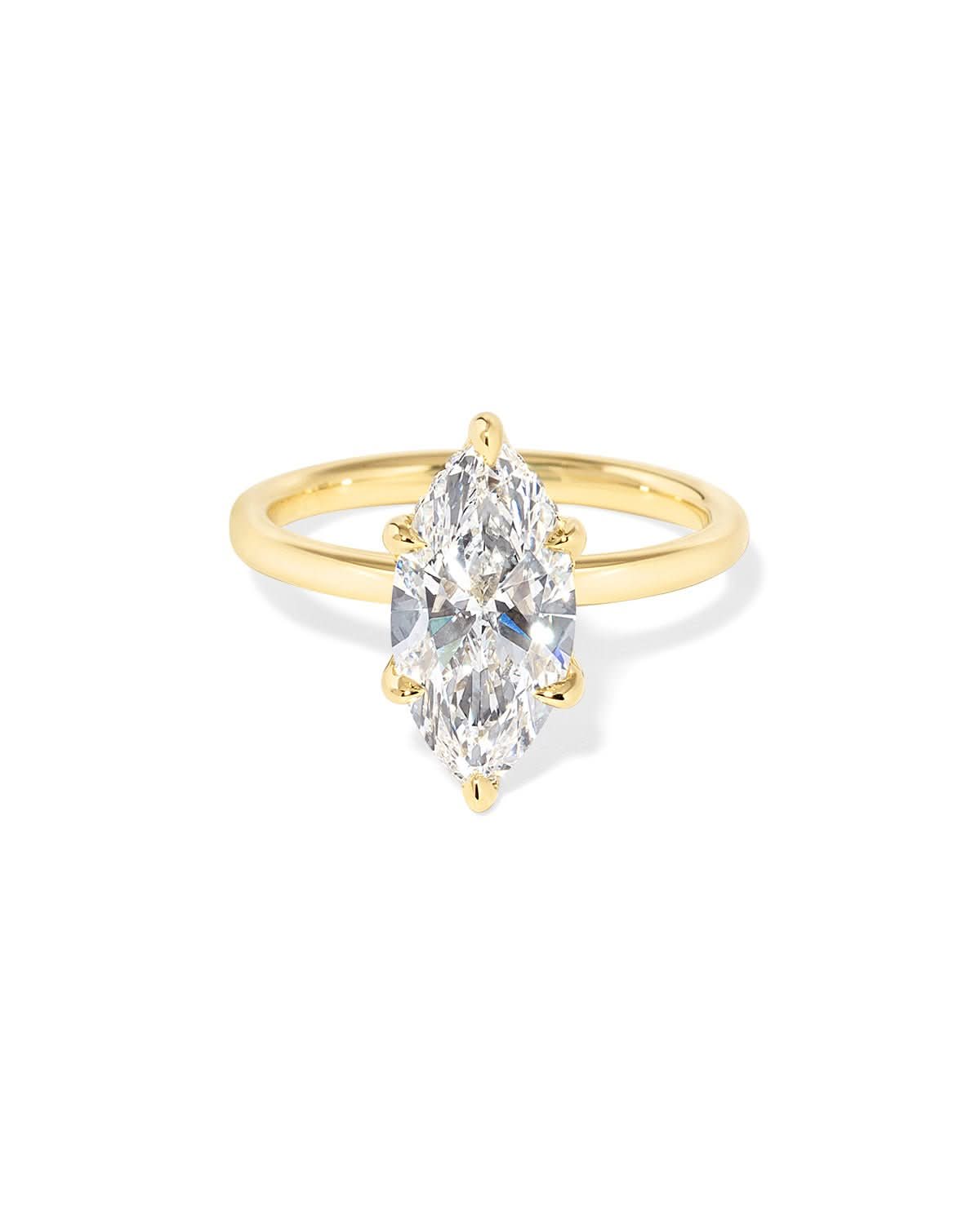 Kayla Marquise High Polish - PBD Engagement Rings