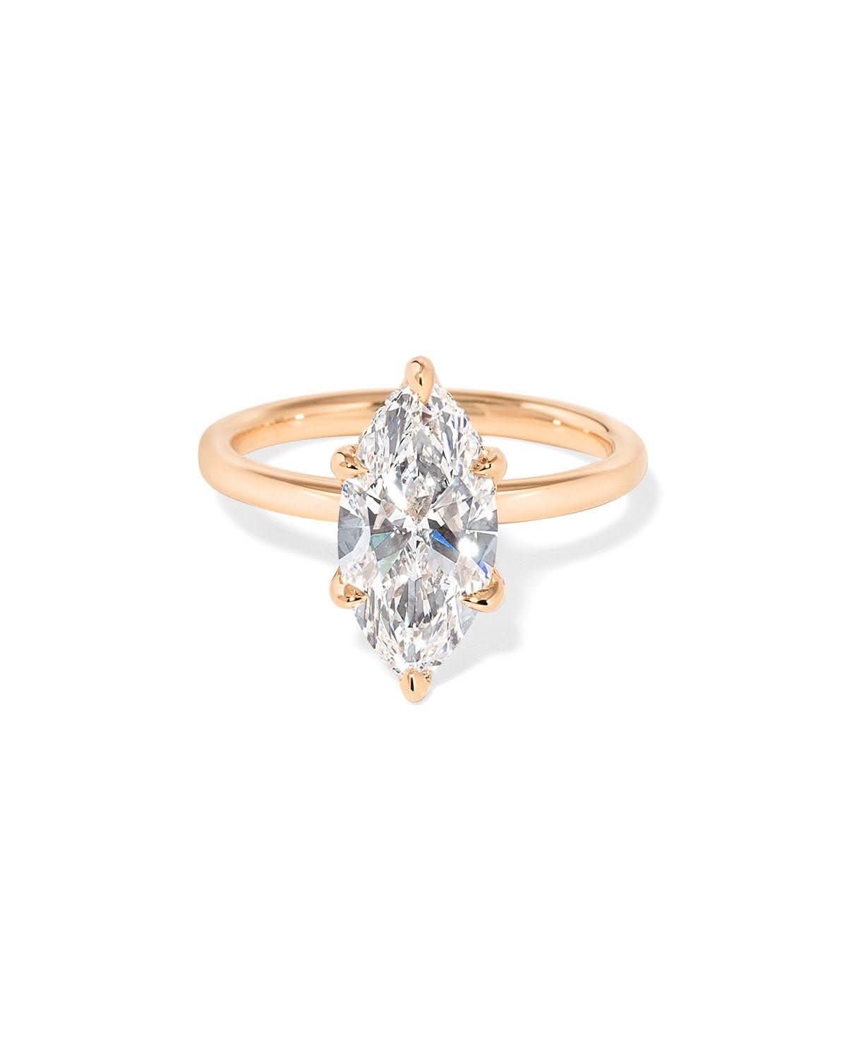 Kayla Marquise High Polish - PBD Engagement Rings