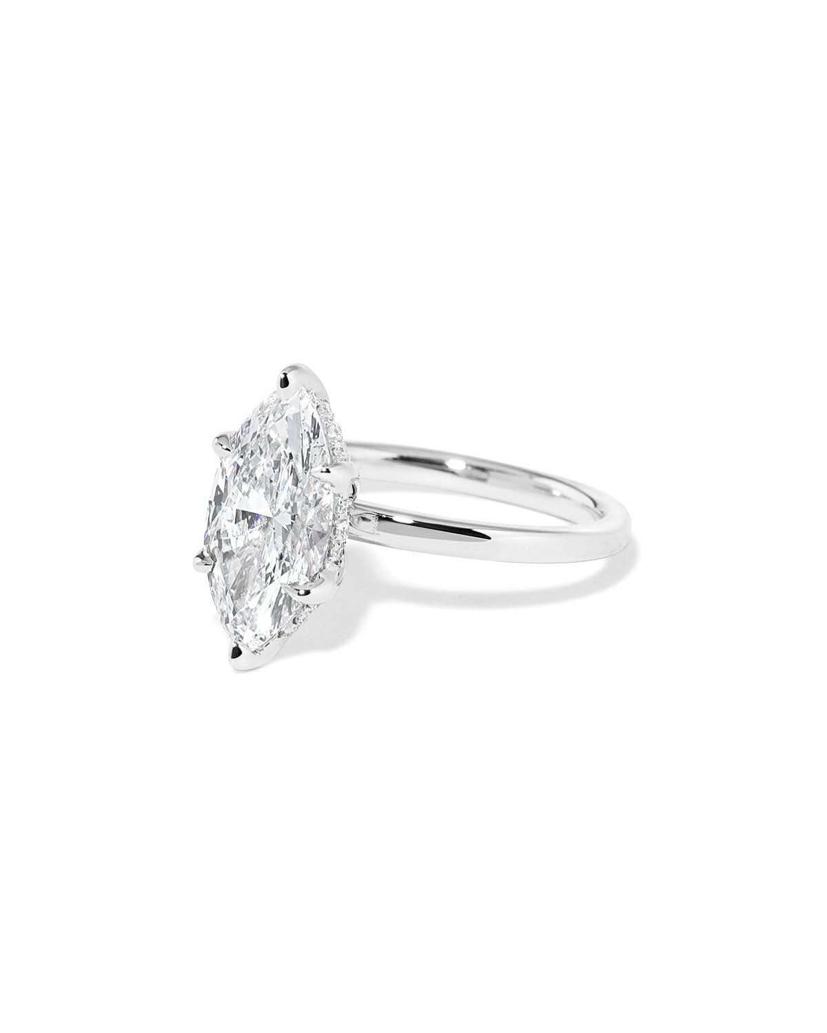 Kayla Marquise High Polish - PBD Engagement Rings