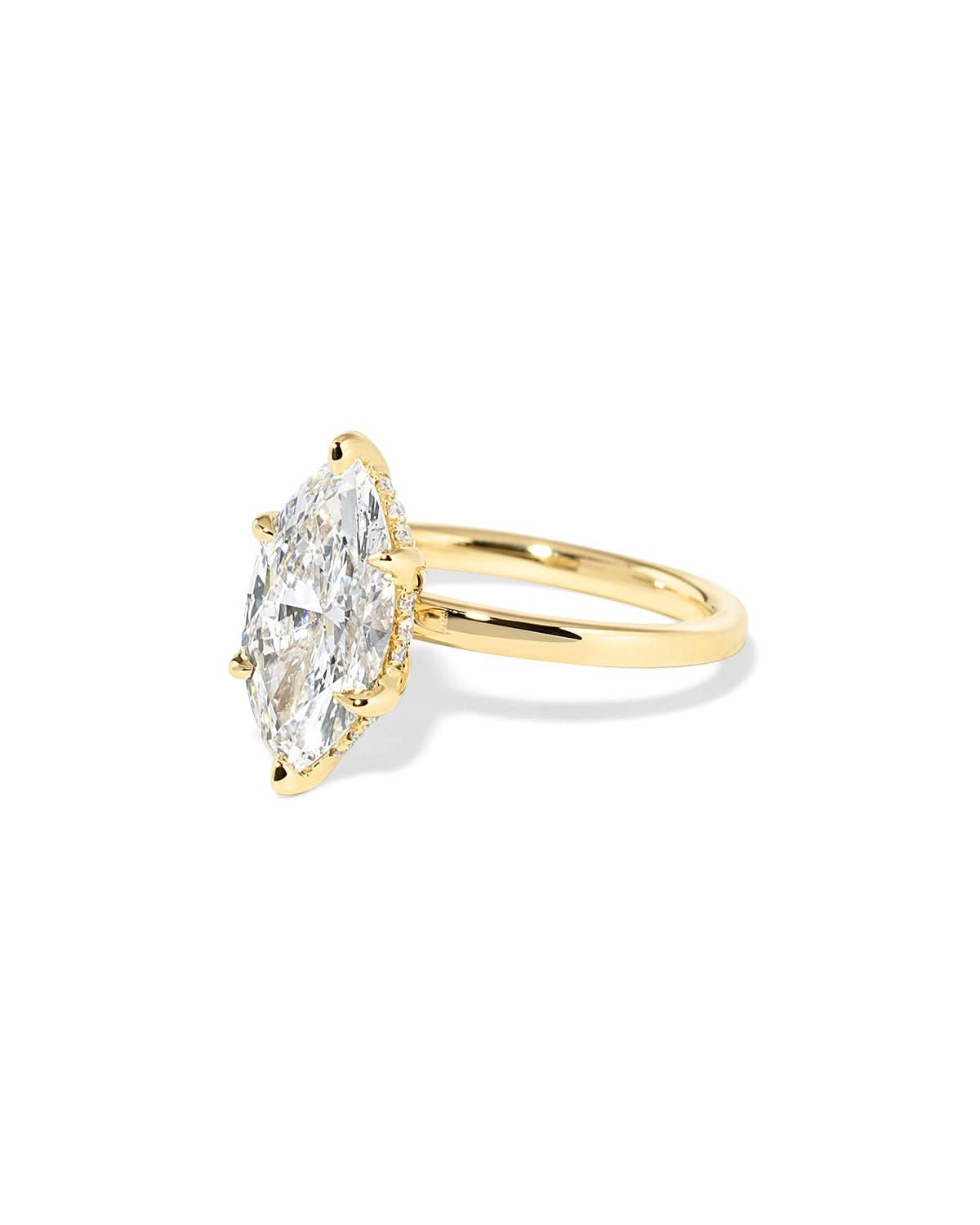 Kayla Marquise High Polish - PBD Engagement Rings