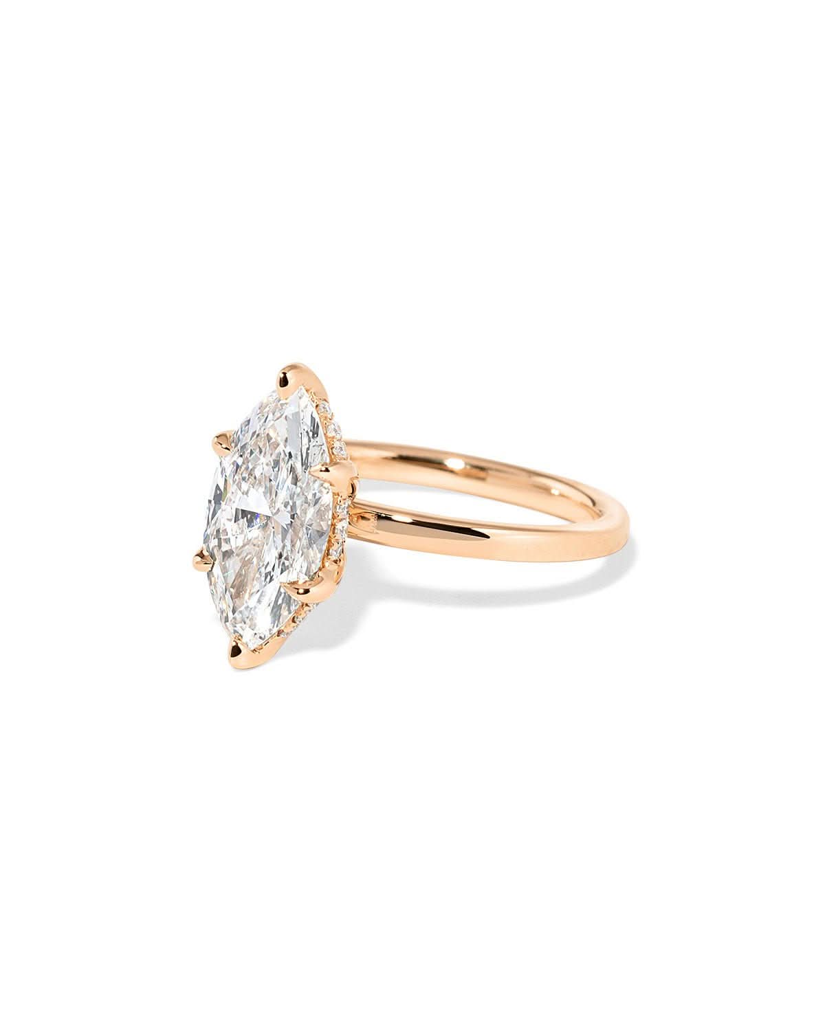 Kayla Marquise High Polish - PBD Engagement Rings