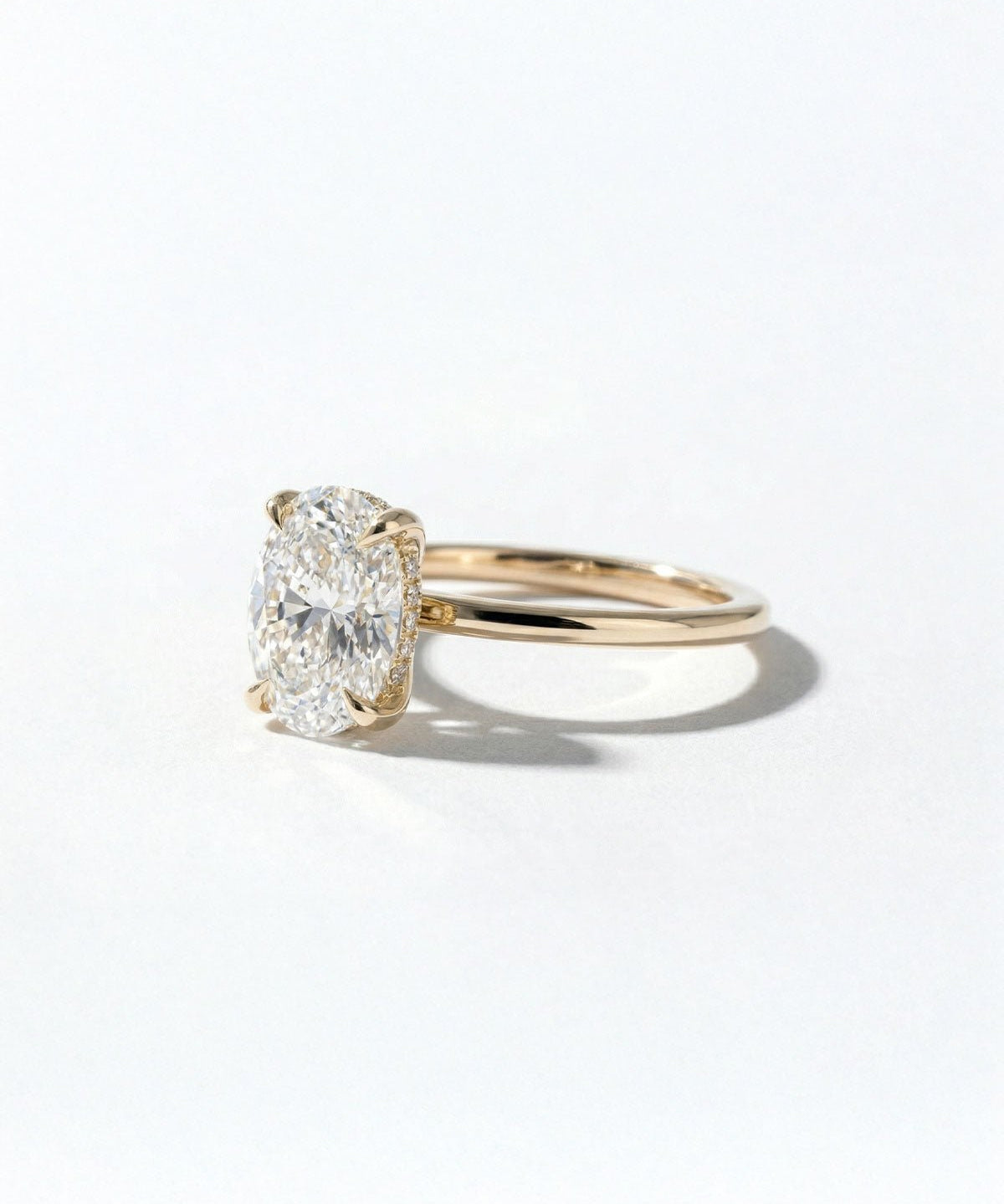 Kayla Oval High Polish - PBD Engagement Rings
