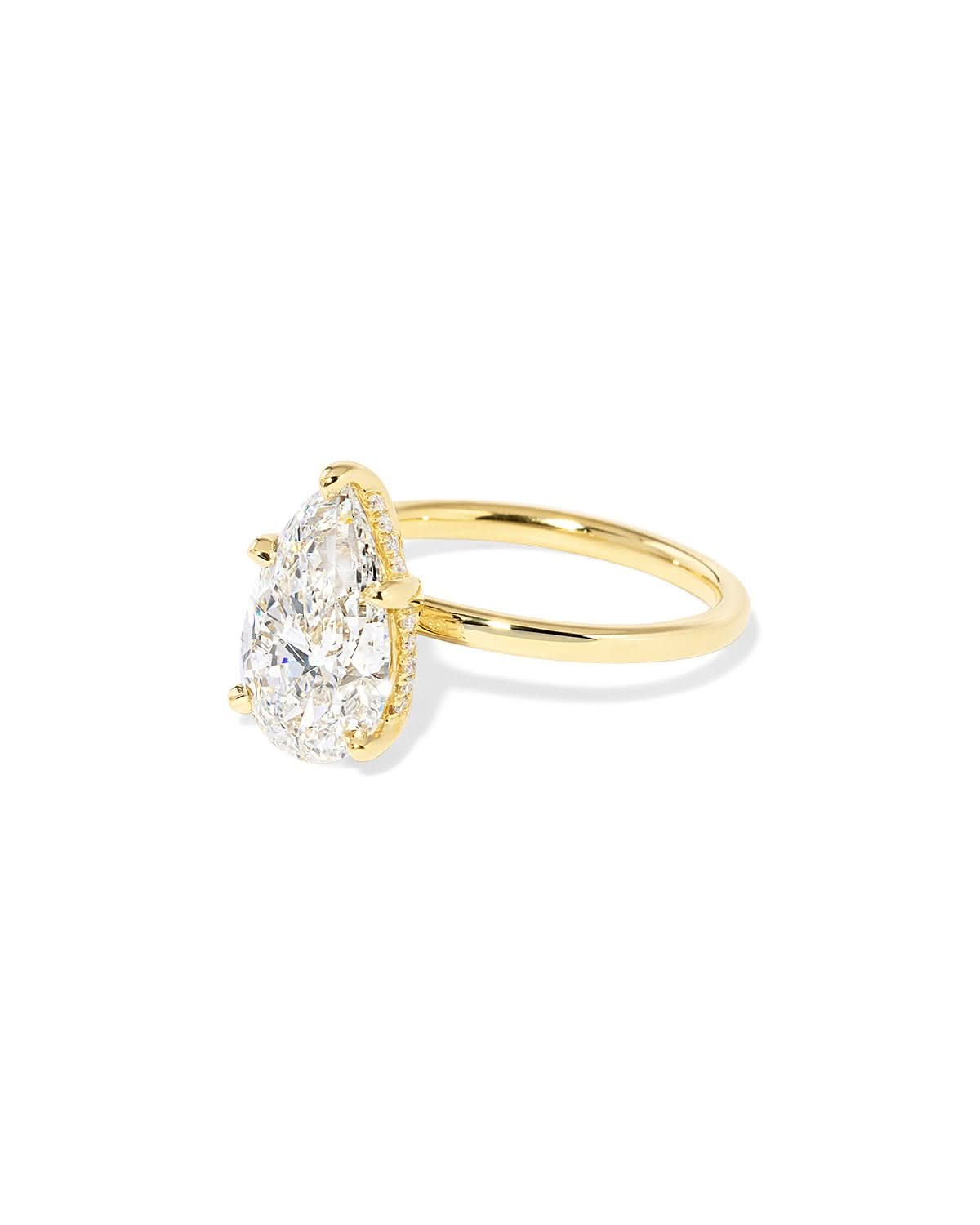 Kayla Pear High Polish - PBD Engagement Rings