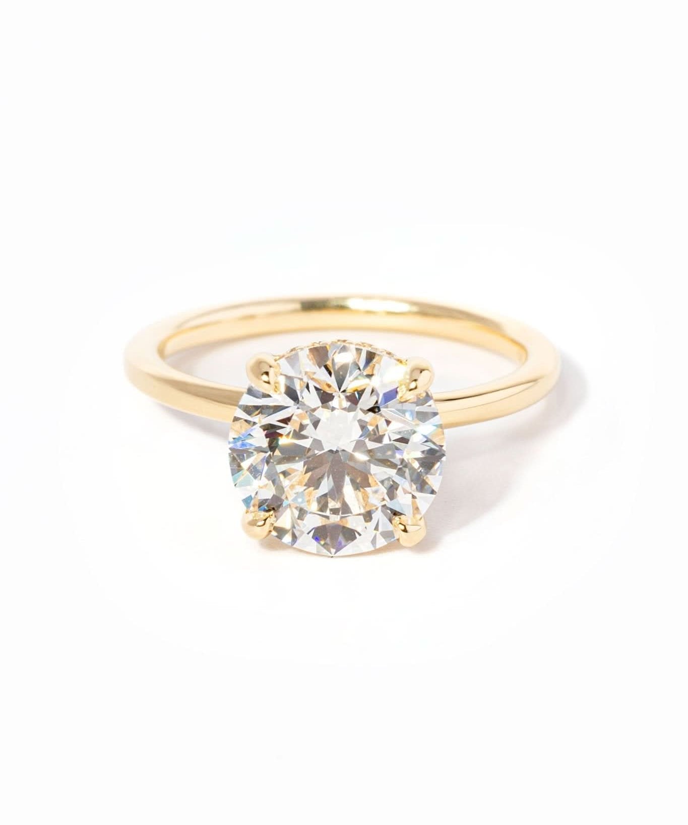 Kayla Round High Polish - PBD Engagement Rings