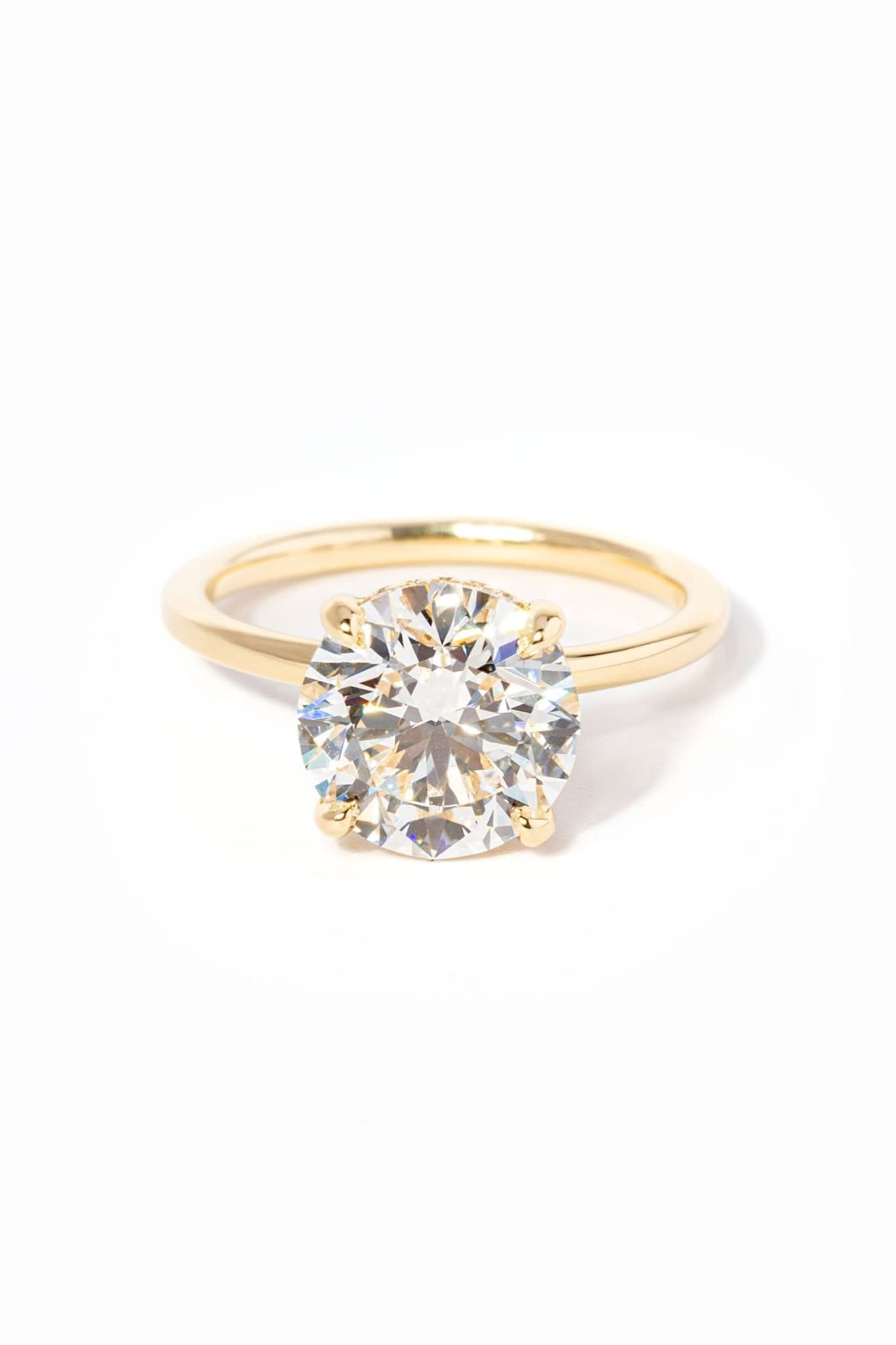 Kayla Round High Polish - PBD Engagement Rings