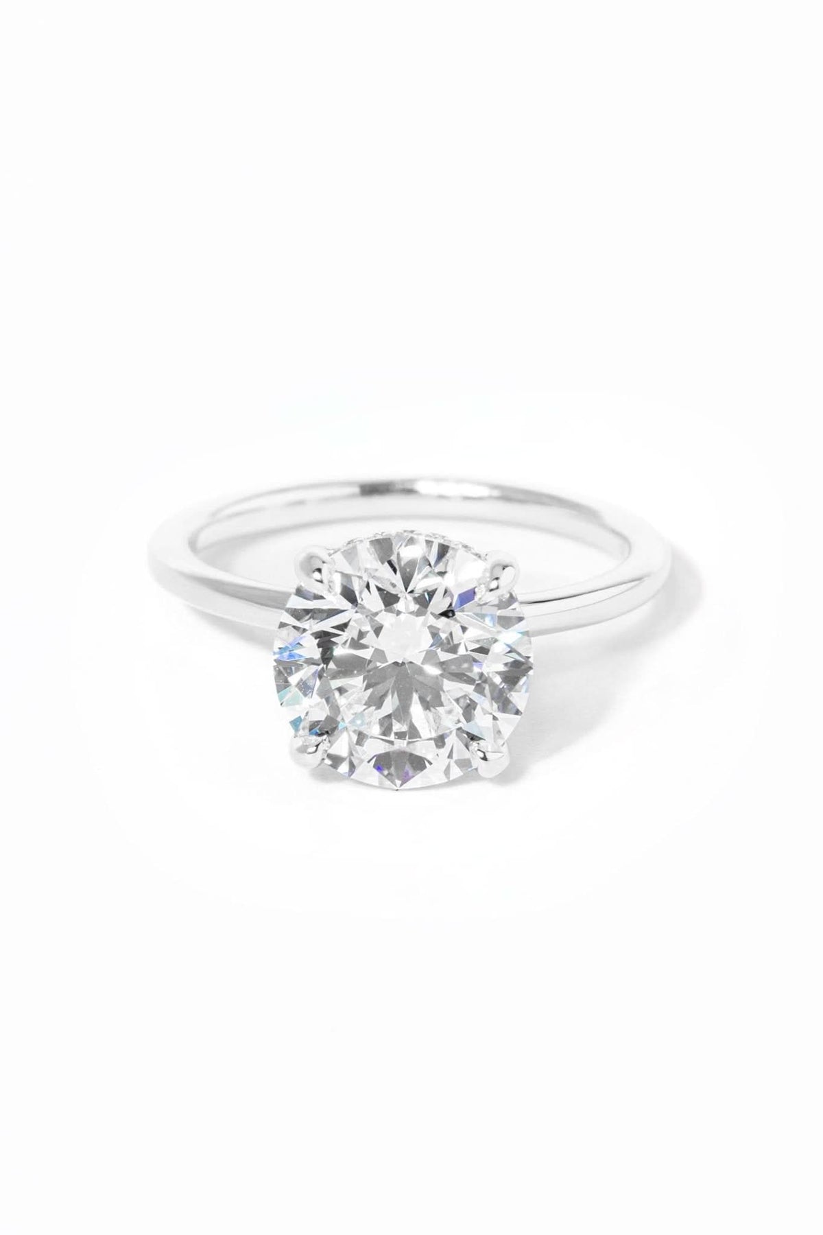 Kayla Round High Polish - PBD Engagement Rings