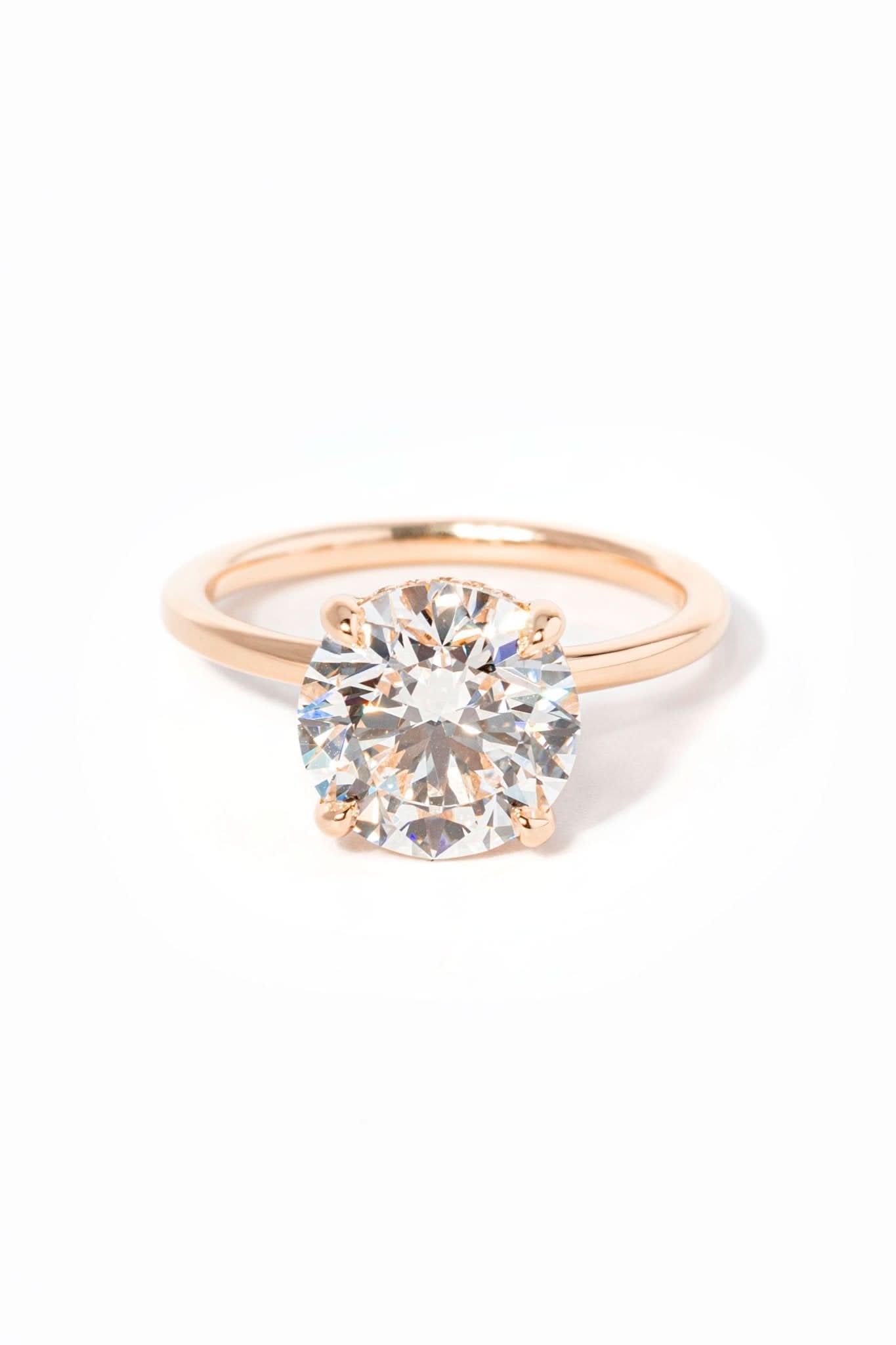 Kayla Round High Polish - PBD Engagement Rings