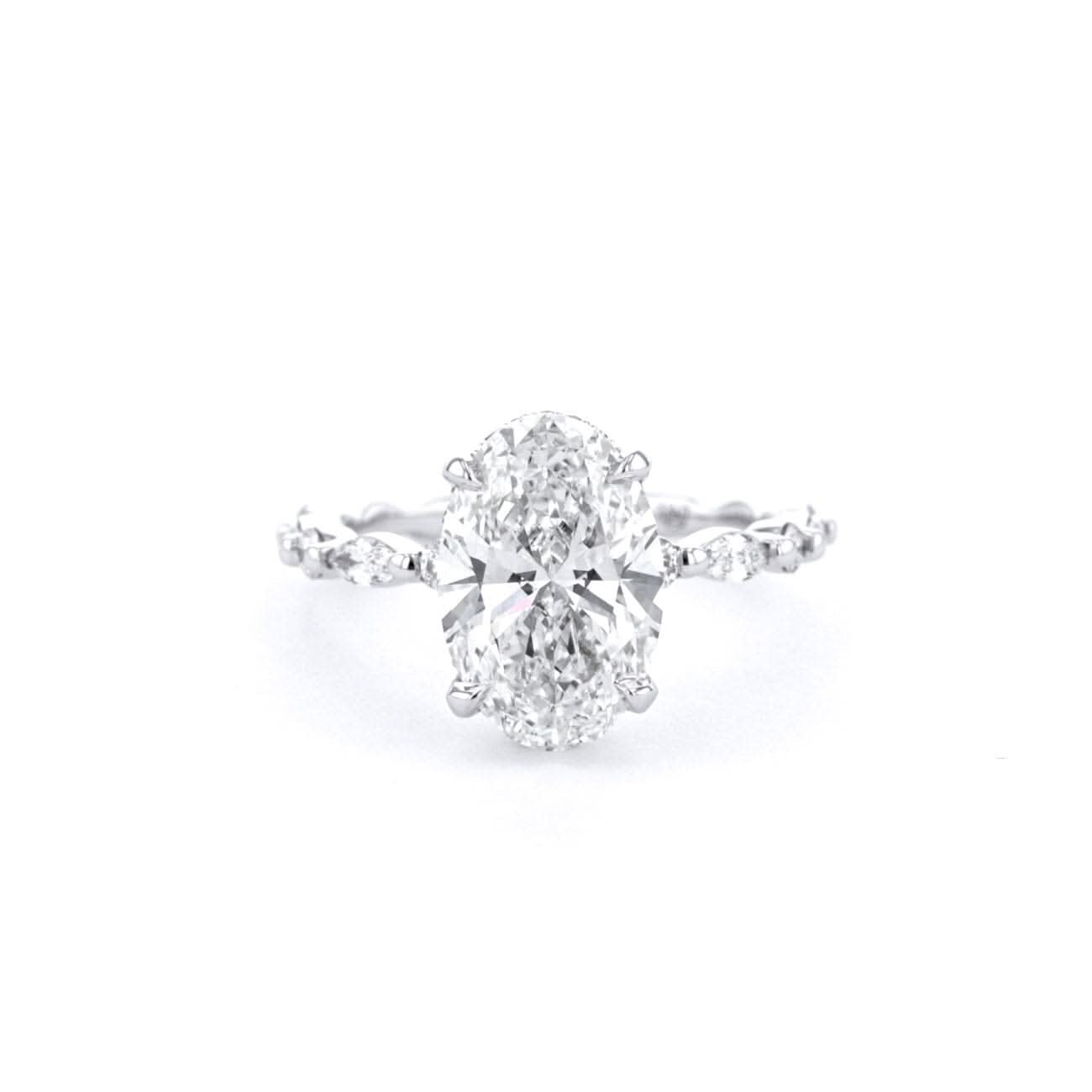 Kelsey Oval - PBD Engagement Rings